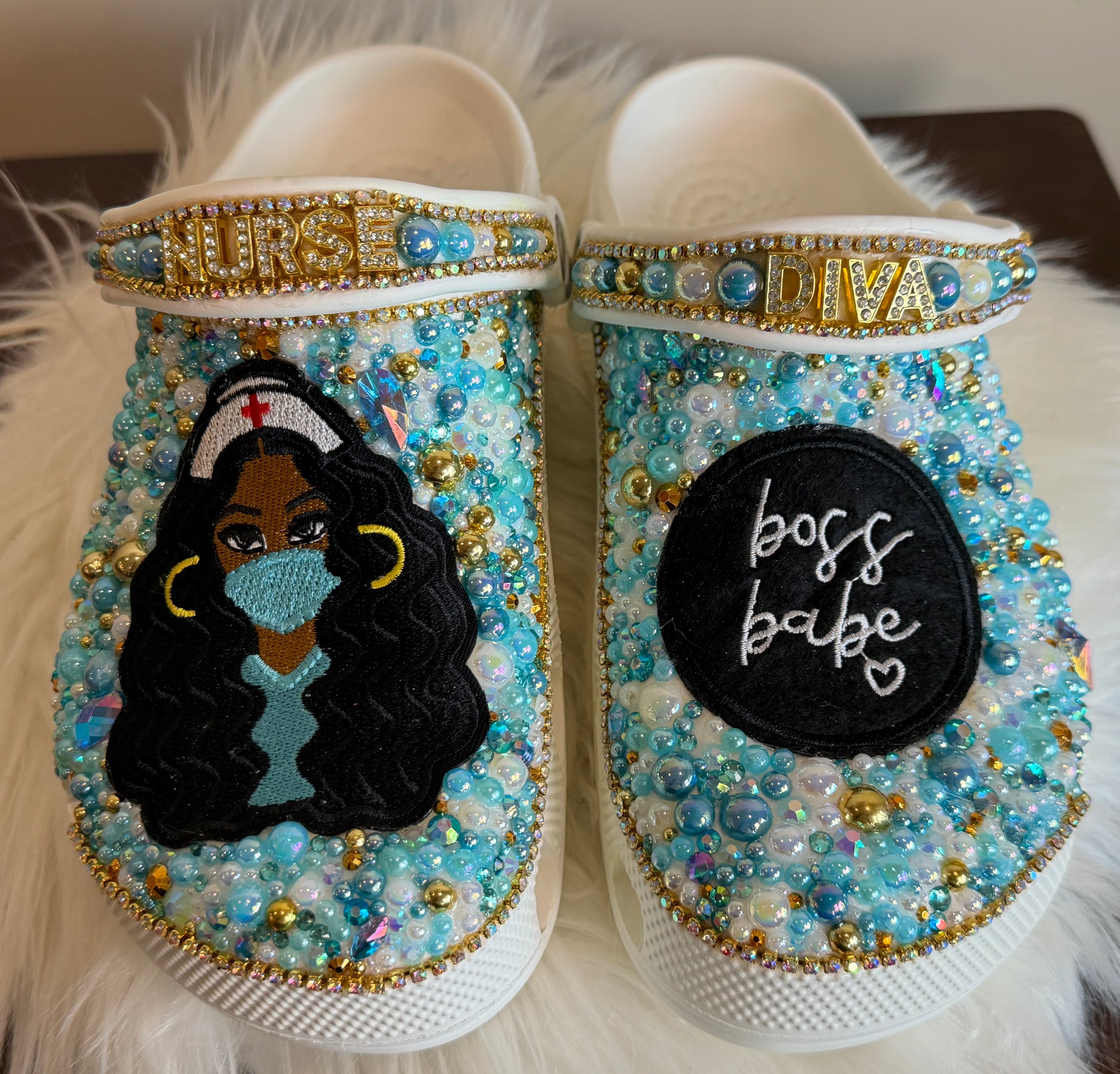 CUSTOMIZED NURSE CROCS