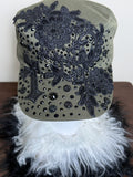 MILITARY PAPER BOY ARMY GREEN CAP