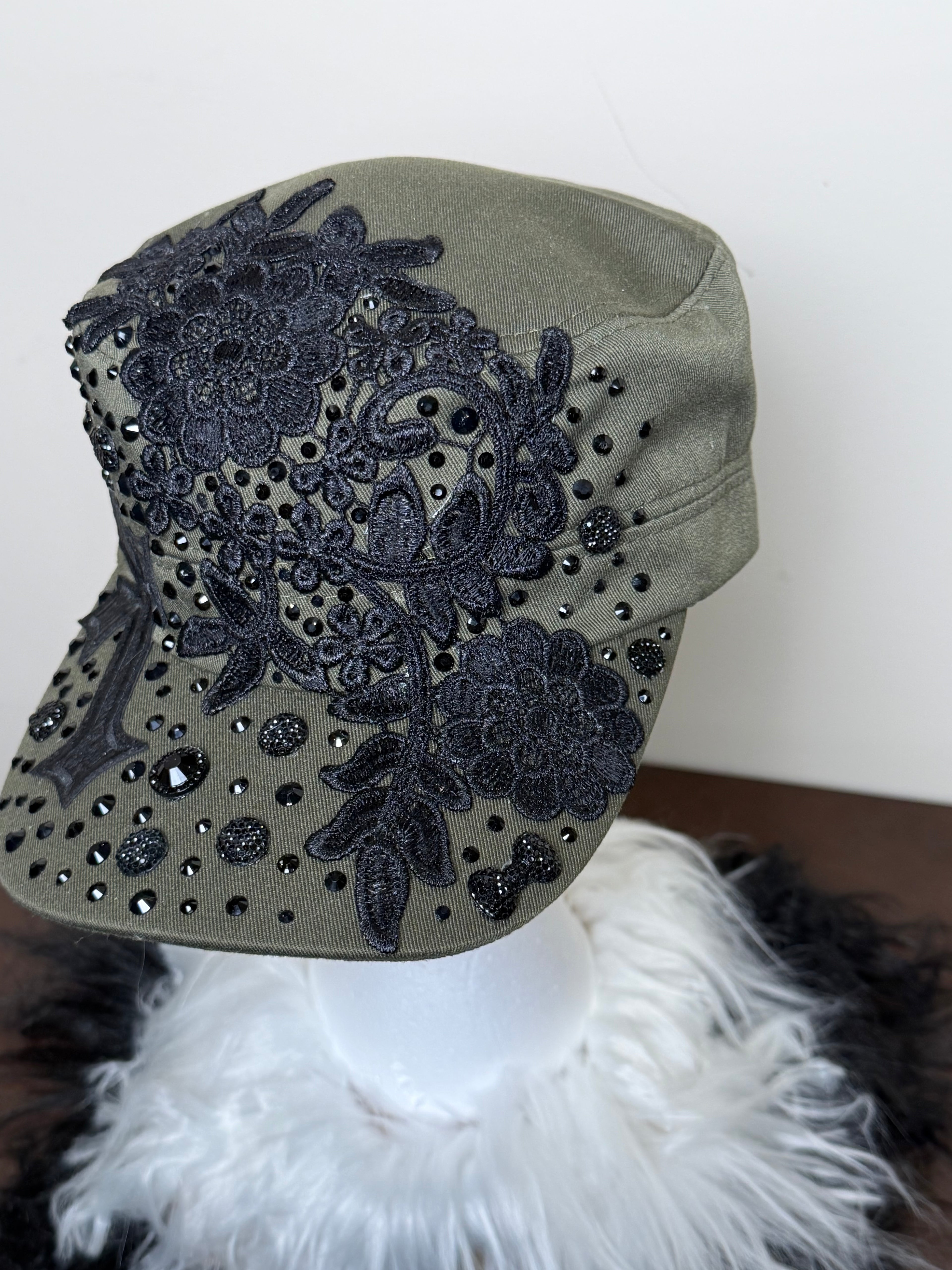MILITARY PAPER BOY ARMY GREEN CAP