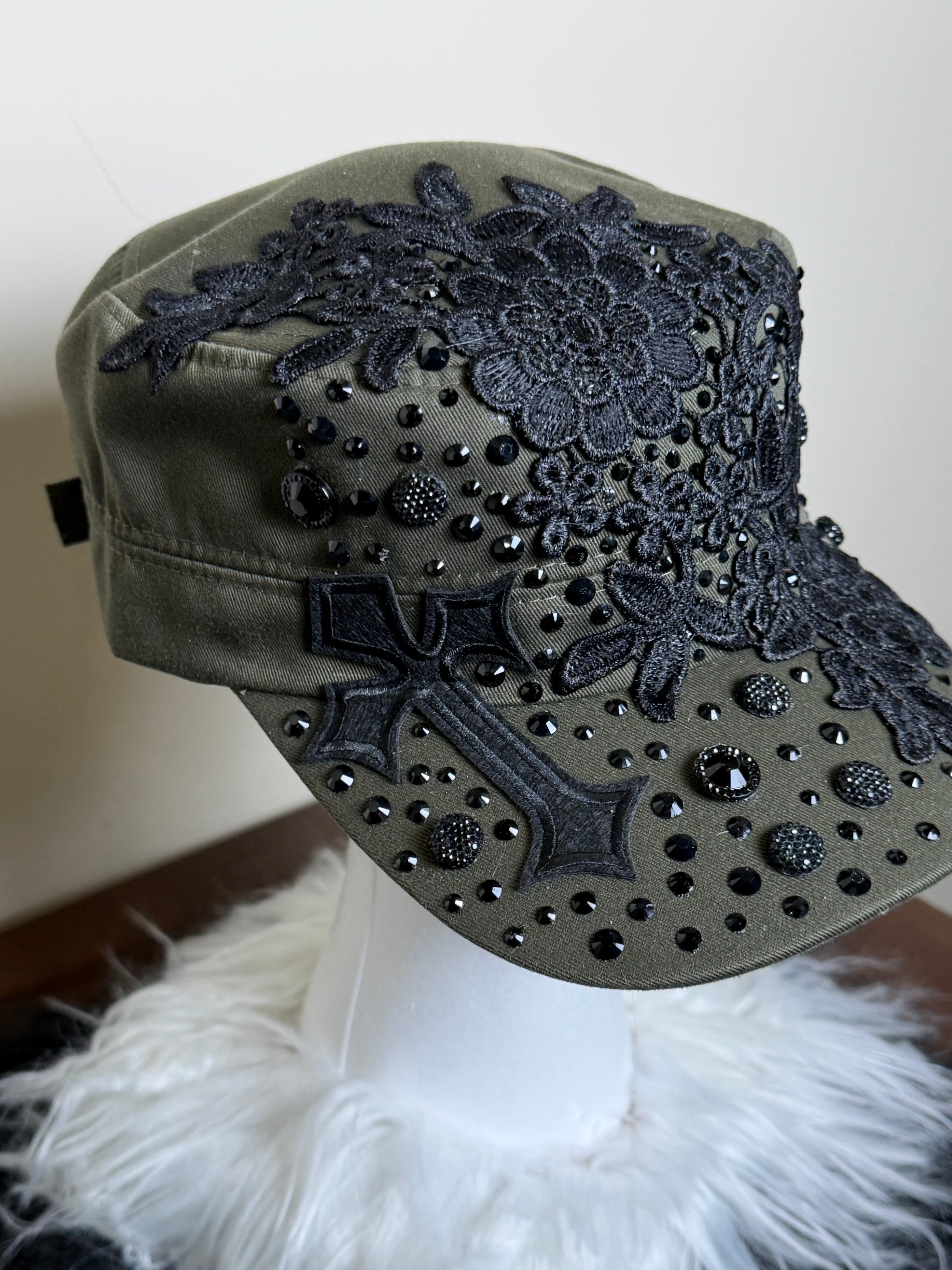 MILITARY PAPER BOY ARMY GREEN CAP
