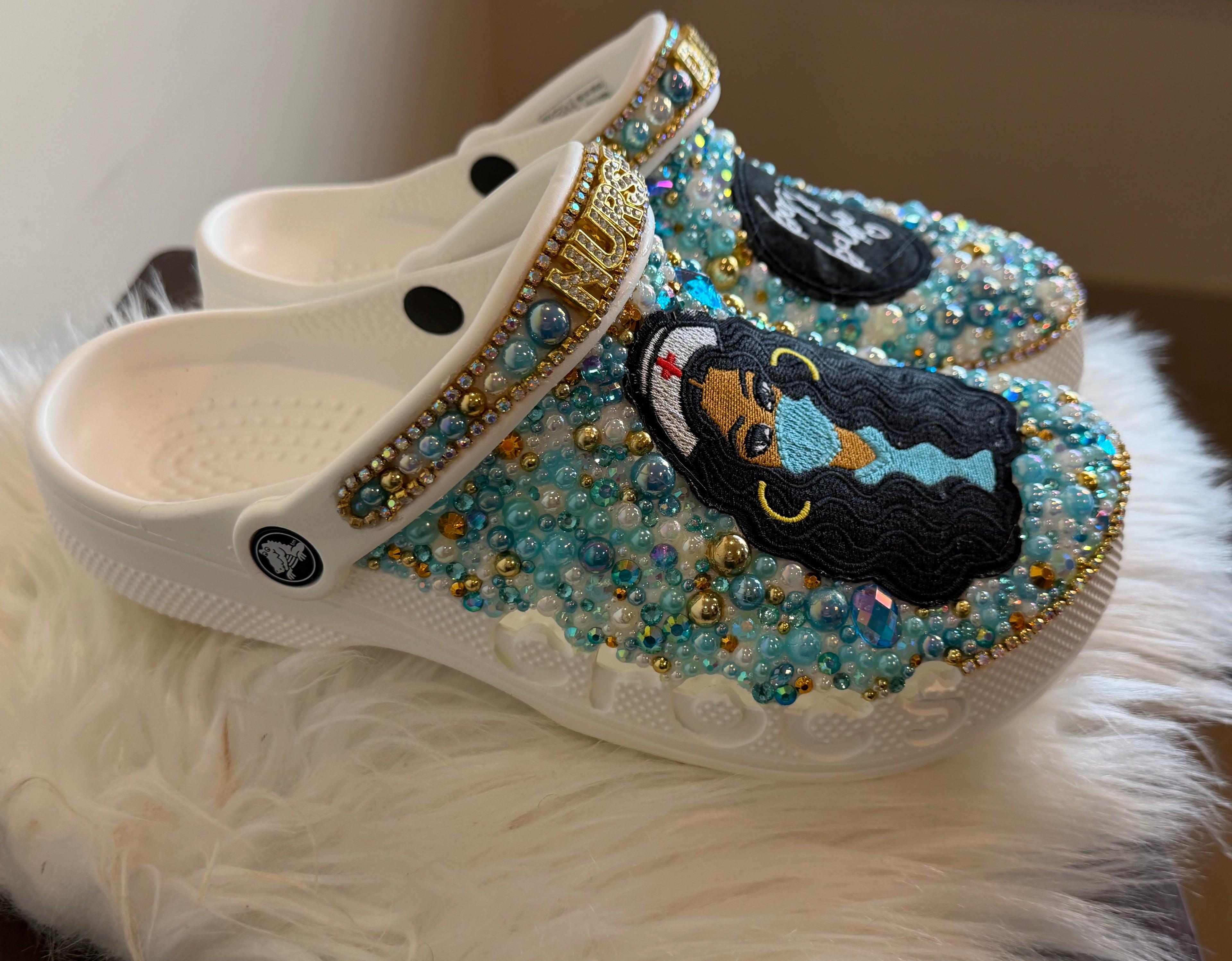 CUSTOMIZED NURSE CROCS