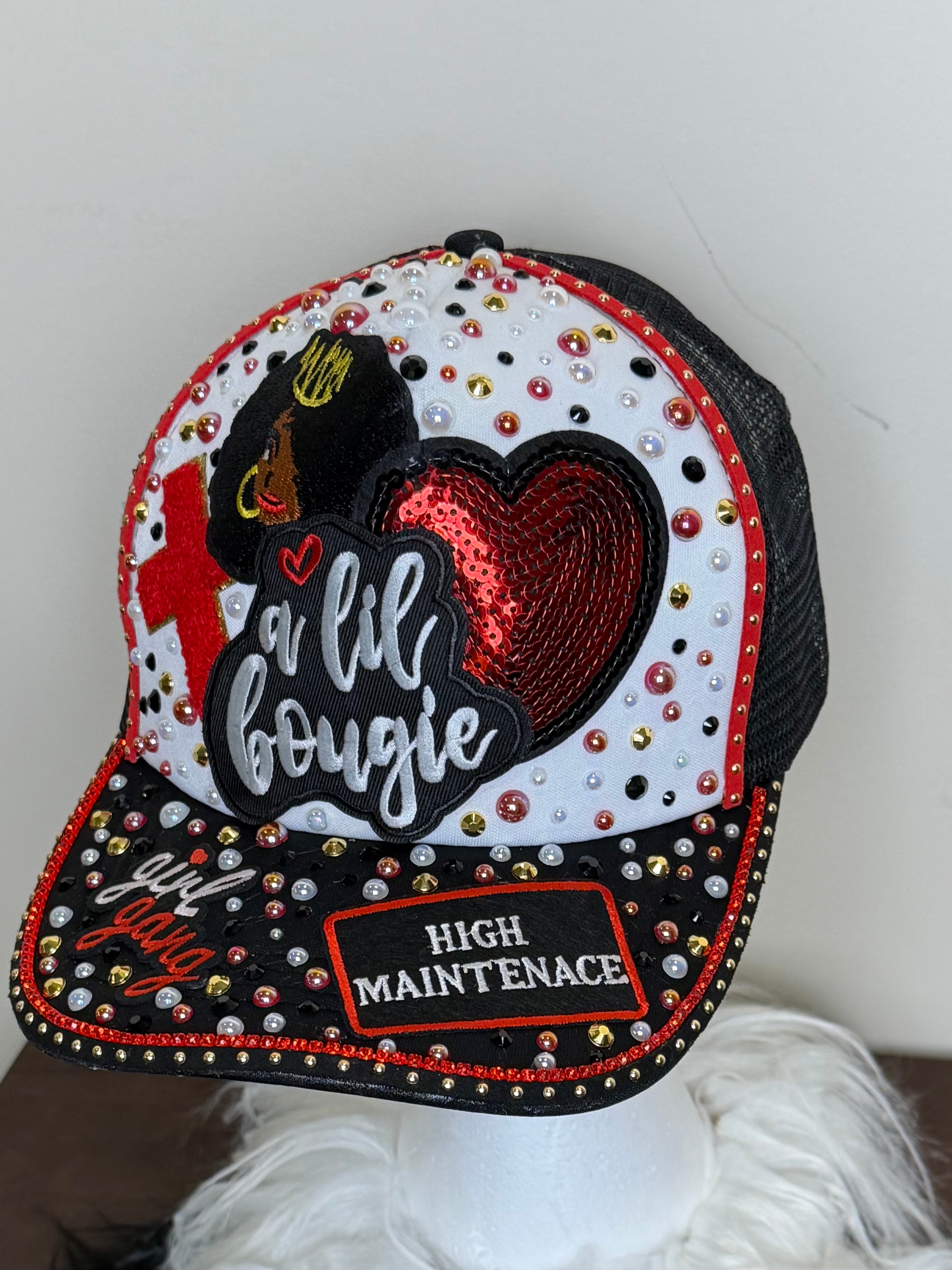 “HIGH MAINTENANCE” CUSTOM TRUCKER HAT