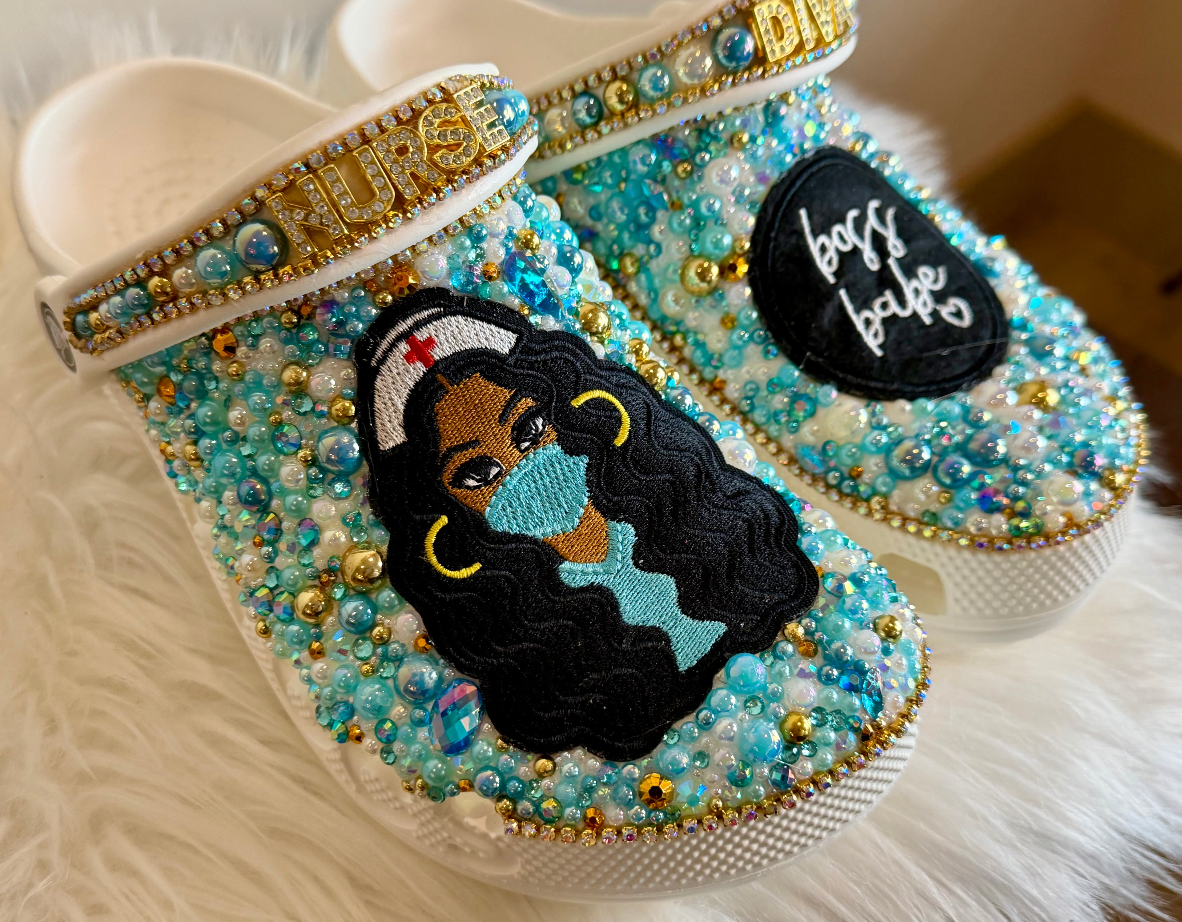 CUSTOMIZED NURSE CROCS