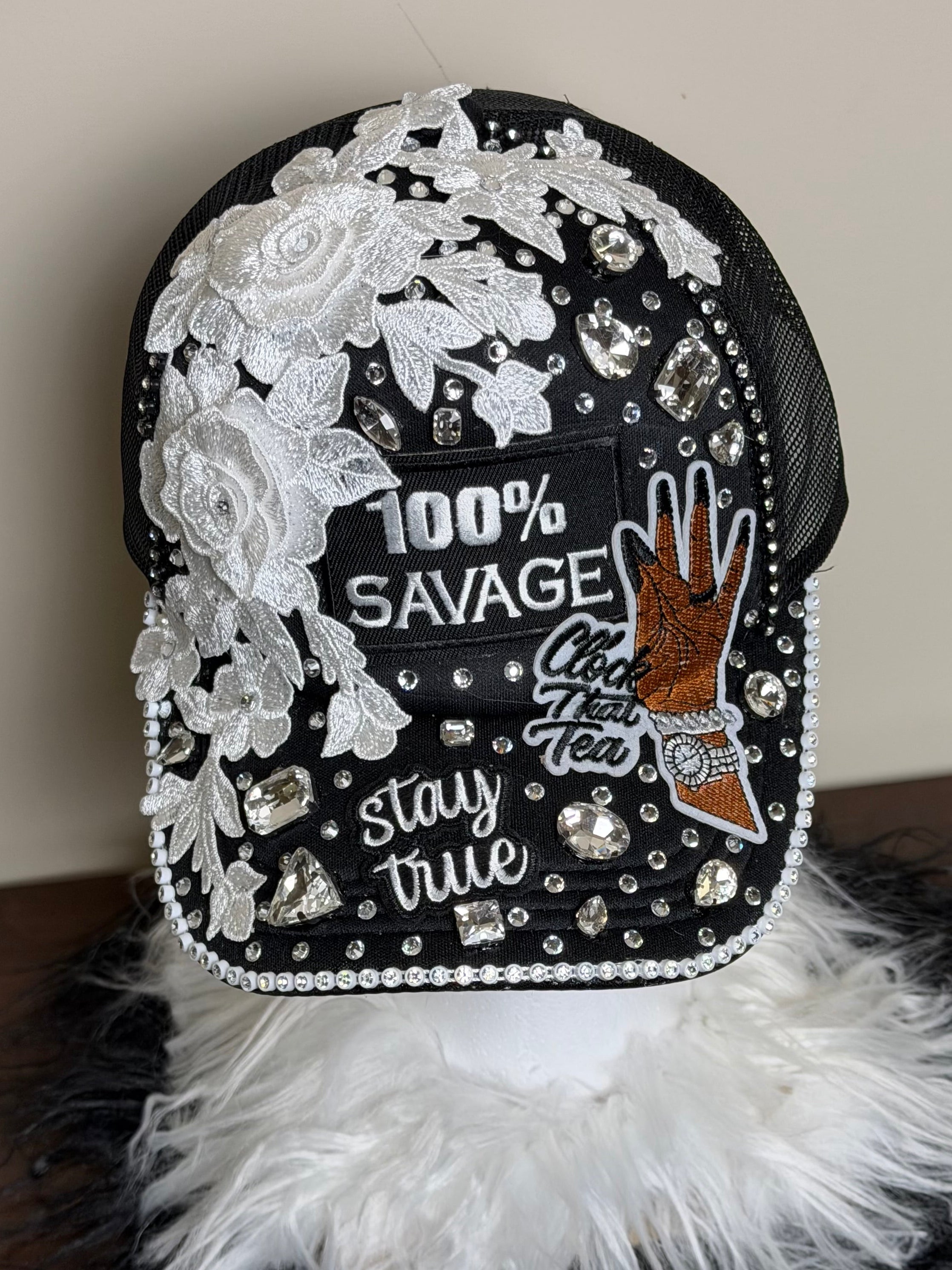 “100% SAVAGE” CUSTOM TRUCKER HAT
