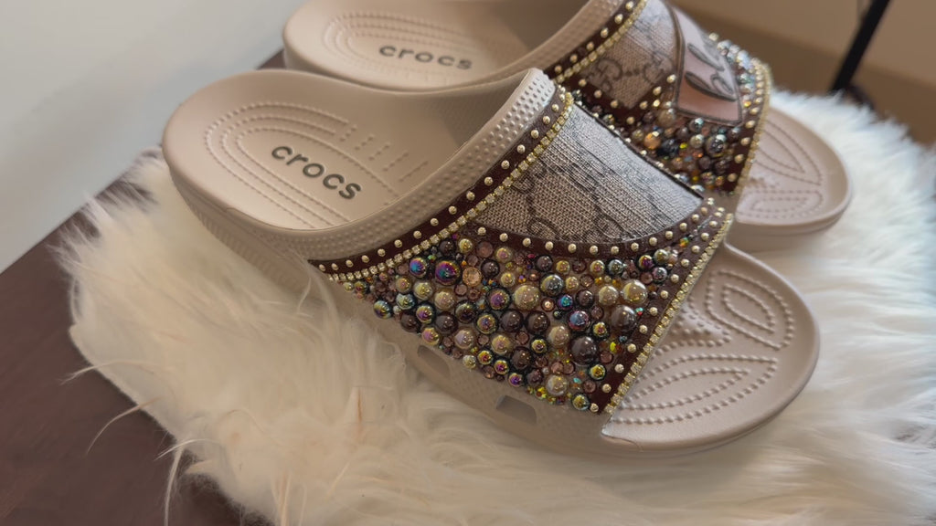 “BLESSED” CUSTOM CROCS