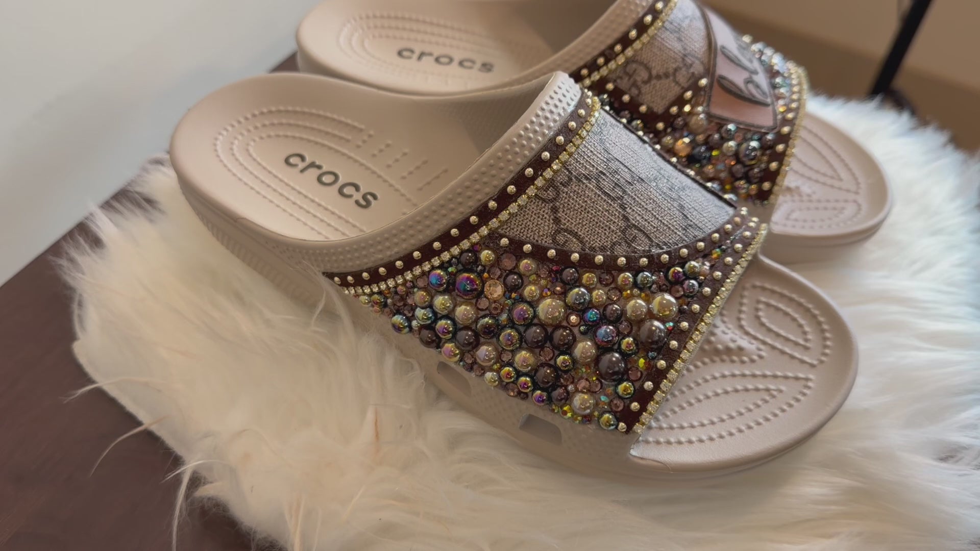 “BLESSED” CUSTOM CROCS