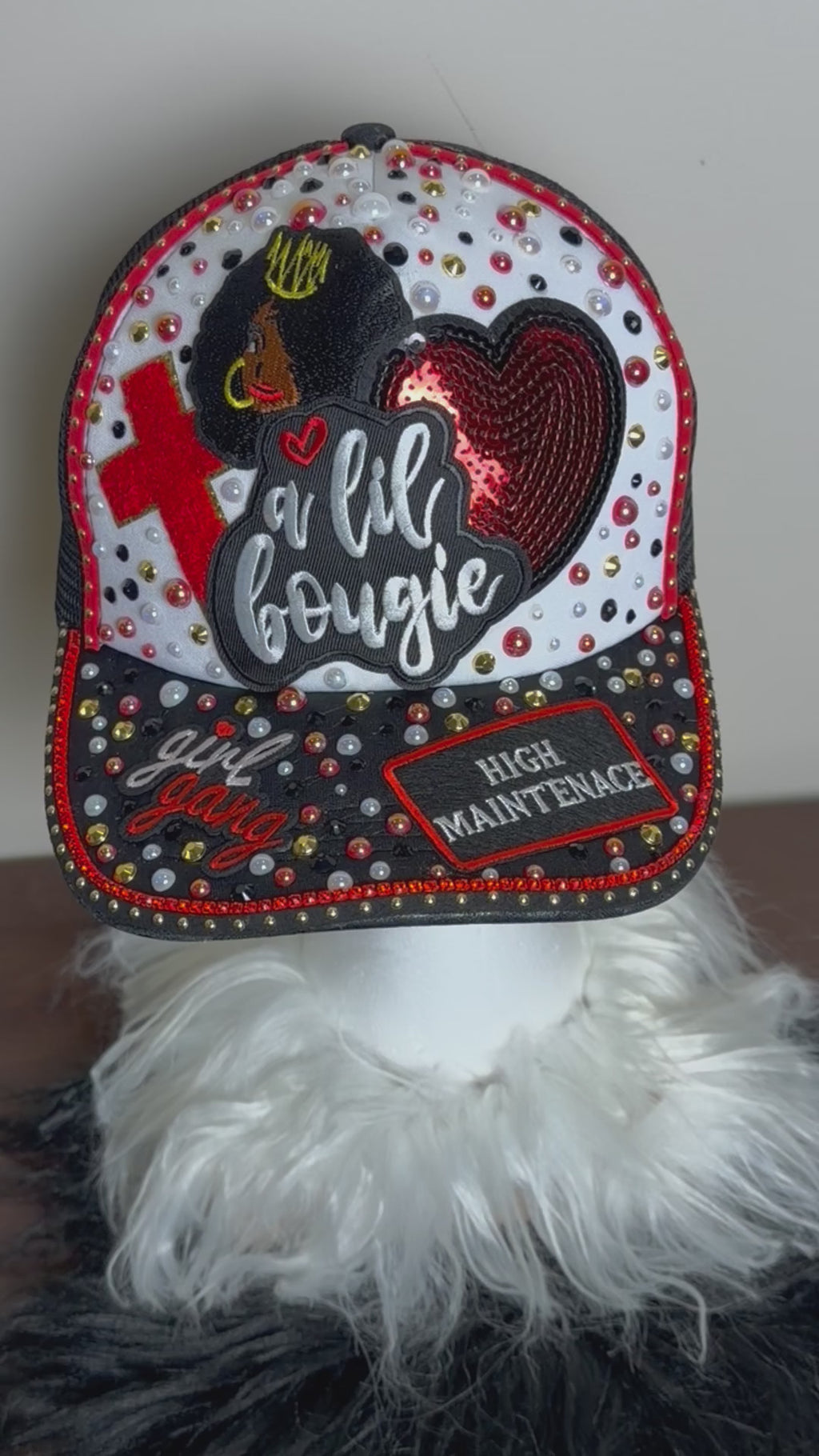“HIGH MAINTENANCE” CUSTOM TRUCKER HAT