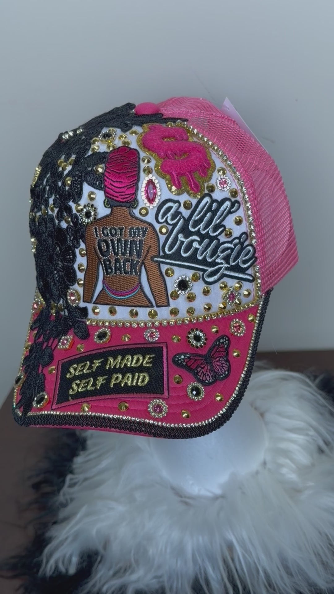 “I GOT MY OWN BACK” CUSTOM TRUCKER HAT